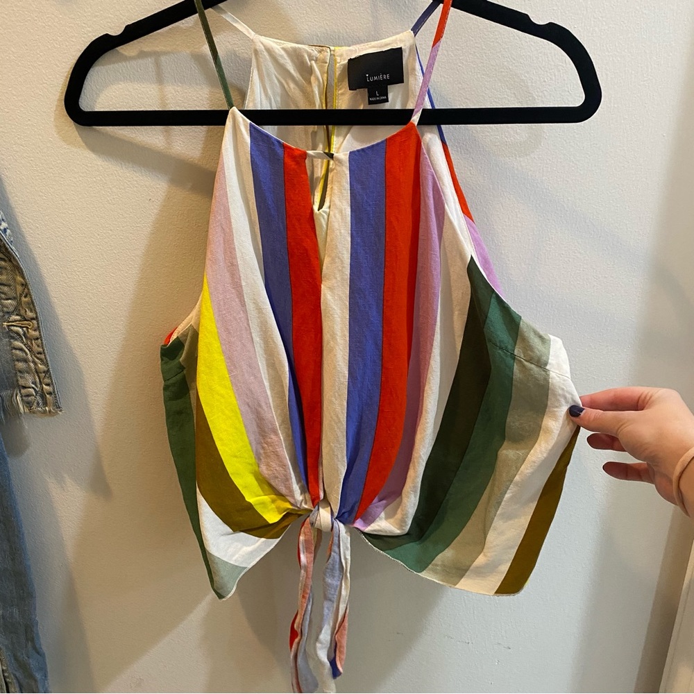 Rainbow halter tank